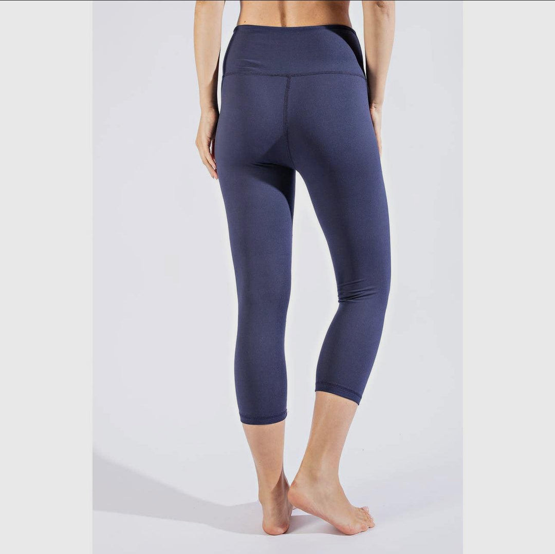 Navy capri leggings hotsell